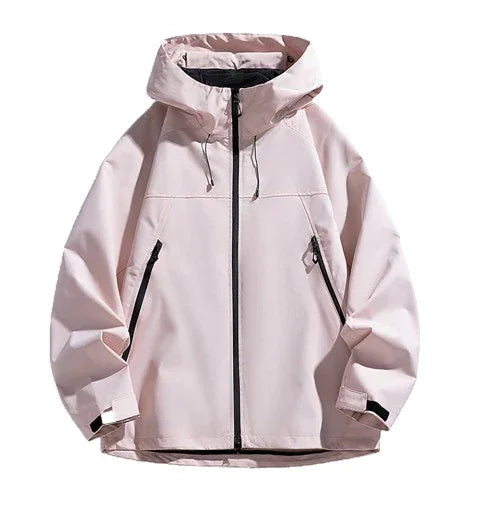 Heronix pink ski jacket insulated and waterproof for skiing and snowboarding